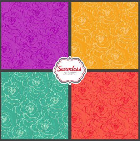 Rouse seamless pattern   Can be used in textiles のイラスト素材