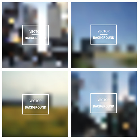 Abstract colorful blurred vector backgrounds.のイラスト素材