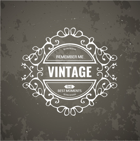 Monogram  luxury template with flourishes calligraphic elegant ornament elements. Luxury elegant design for cafe, restaurant, boutique, hotel, shop, store, heraldic, jewelry, fashionのイラスト素材