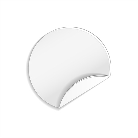 Blank tags template set isolated on a white backgroundのイラスト素材