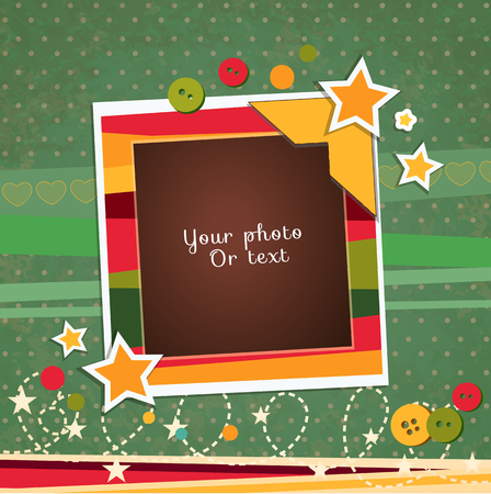 Vector template frameのイラスト素材