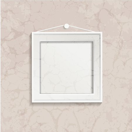 Retro photo frame illustration.のイラスト素材