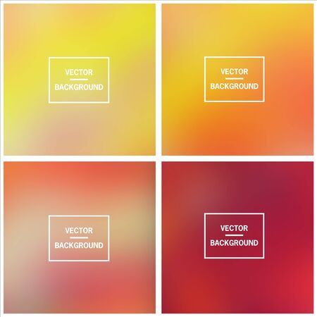 Abstract colorful blurred vector backgrounds. Elements for your website or presentation.のイラスト素材
