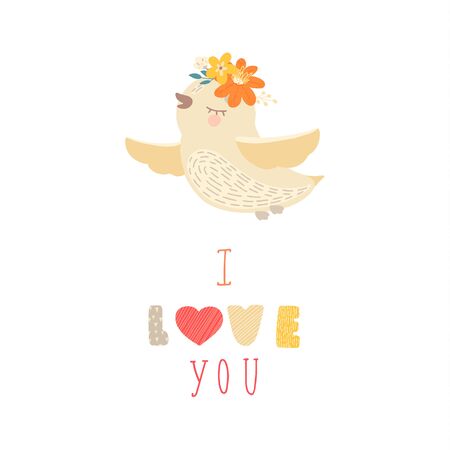 Vector illustration for children. Motivational text. Kid design for t-shirt, card, prints.のイラスト素材