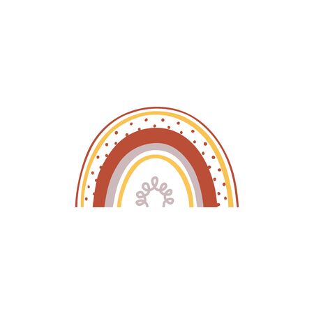 Set of baby rainbowsのイラスト素材