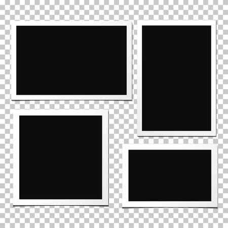 Set of vector photo frames.のイラスト素材