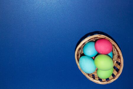 Holiday card for Easter, template, banner, copy Spaceの写真素材