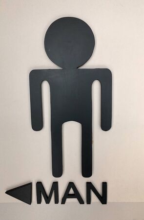 pointer toilet, lavatory room in modern style.の写真素材