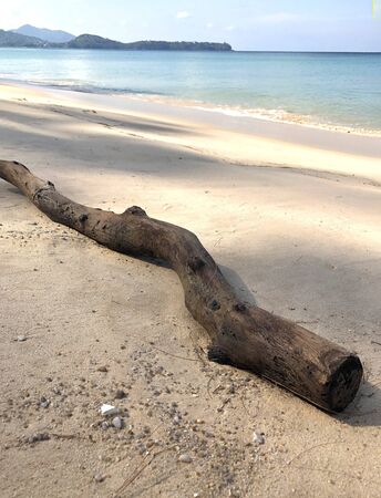 beach on the island of Phuket in Thailandの写真素材