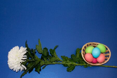 Holiday card for Easter, template, banner, copy Space