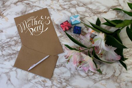 Card, banner, congratulations template on Mother Day
