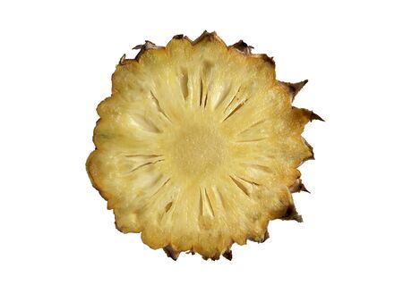 photo pineapple on a white background, isolate, cutの写真素材