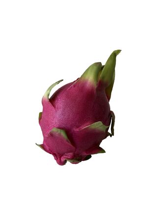 photo tropical fruit dragon on a white background, isolateの写真素材