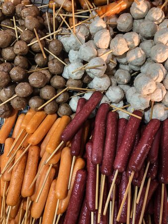 Photos of fried street food in Thailand Phuketの写真素材