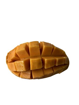 photo mango on a white background, isolate, cutの写真素材