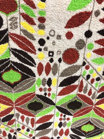 background, texture of colored carpet with color pattern. Used for floors