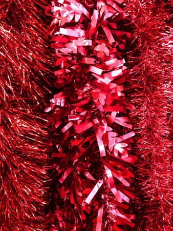 photo Christmas tinsel for Christmas treesの写真素材
