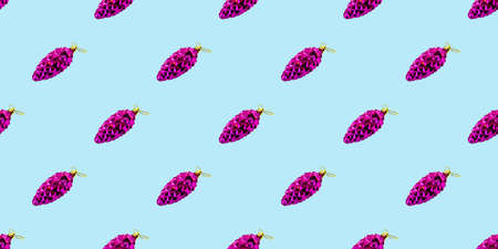 Seamless Christmas pattern with Christmas toys bumpの写真素材