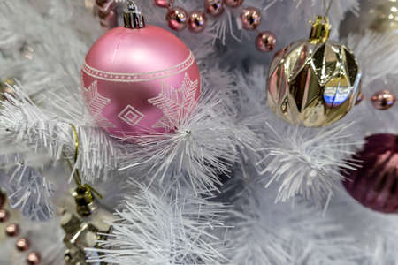 Happy New Year and Merry Christmas! card, web banner, flat layの写真素材