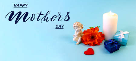 Happy mother's day! Flat Lay, Banner, Congratulations on Mother's Day