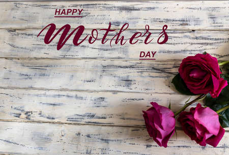 Happy mother's day! Flat Lay, Banner, Congratulations on Mother's Dayの写真素材