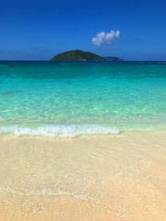 Sea, sun and sky on beautiful beaches of Thailand, Similan Islandsの写真素材