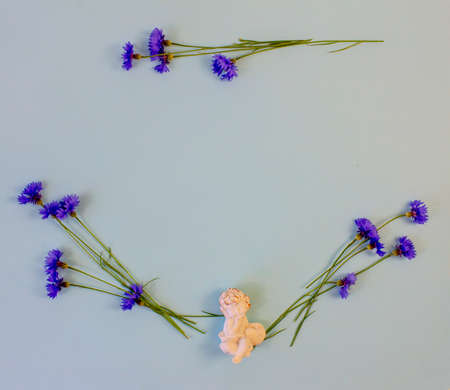 Flat lay with copy space for the wedding, birthday, party or other celebration.