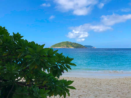 beautiful sea and beach of southeast asia in Thailand, Similan Islandsの写真素材