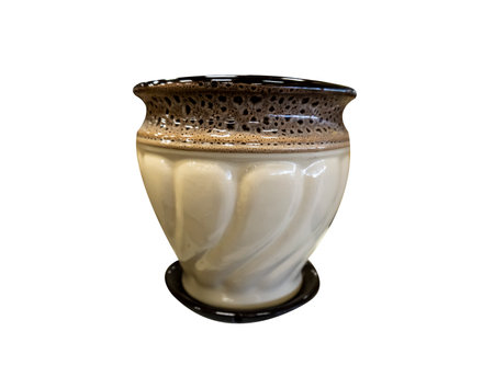 photo pot for flowers, isolateの写真素材