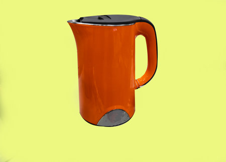photo electric kettle, isolateの写真素材