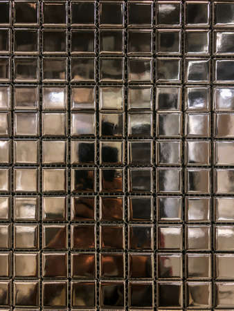 photo of ceramic tiles, mosaic close-upの写真素材