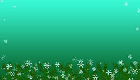 Happy New Year and Merry Christmas! Can be used as a postcard, internet banner or flyer. Illustration has space for text , copy space.の写真素材