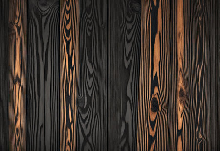 Old wood texture background. Wooden dark gray background. Dark gray, beige wooden background closeup. Generative AIの素材