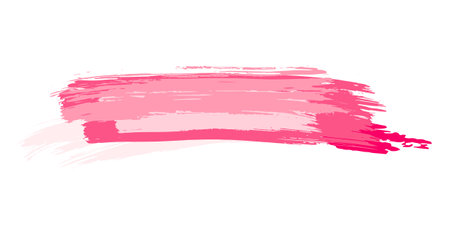 Brush stroke composition element. Vector stock hand draw illustration isolated on white background for design template, border and frame.のイラスト素材