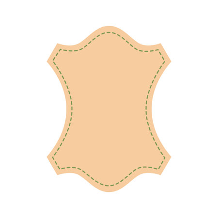 Sustainable eco vegan leather symbols set for clothes tag. Vector stock illustration isolated on white background.のイラスト素材