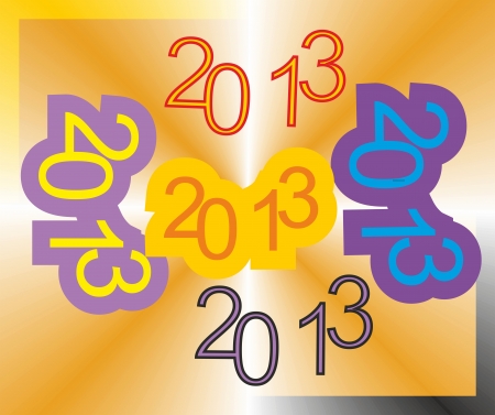 Happy New 2013 Yearのイラスト素材