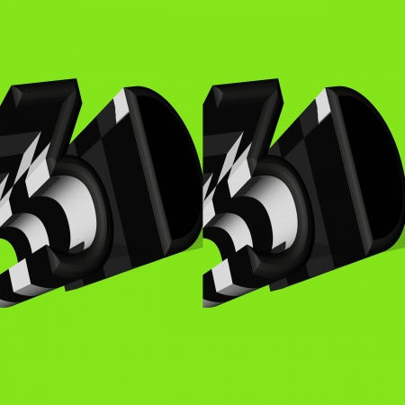 3D Word Symbol の写真素材