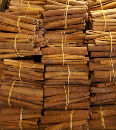 bundle of cinnamonの写真素材
