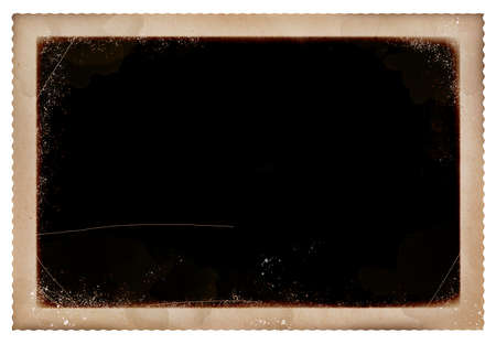Old paper photo with empty space. Mockup for design