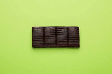 Hematogen bar on green background, top viewの写真素材