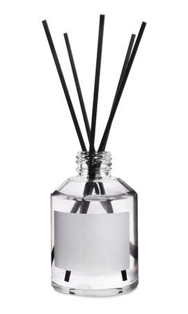 Aromatic air reed freshener isolated on white