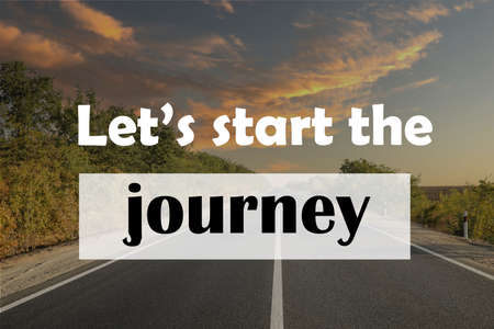 Inspirational quote - Letの写真素材