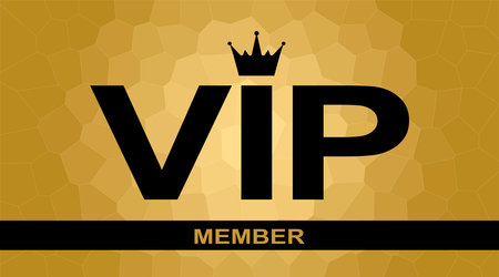 VIP member card design in black and golden colors. Illustrationの写真素材
