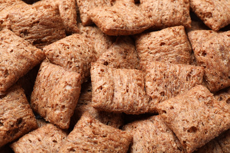 Delicious sweet corn pads as background, closeup