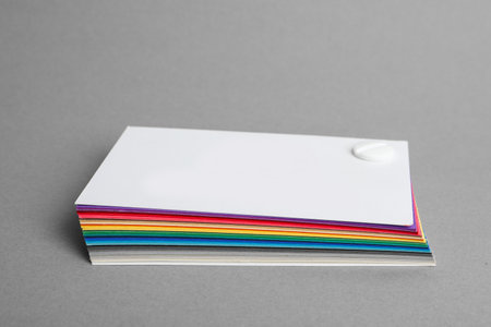 Color palette on gray background. professional samplesの写真素材