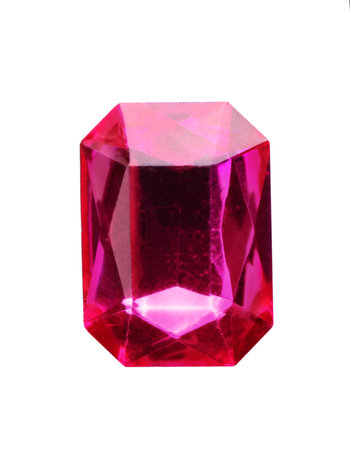 Beautiful gemstone for jewelry on white background