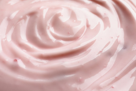 Tasty fresh yogurt as backgroundの写真素材