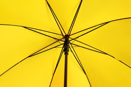 Color umbrella as background, closeup viewの写真素材