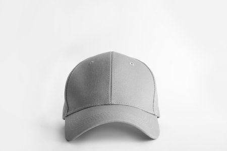 Baseball cap on white background. Mock up designの写真素材