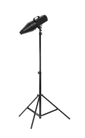 Studio lighting on white background. food photographyの写真素材